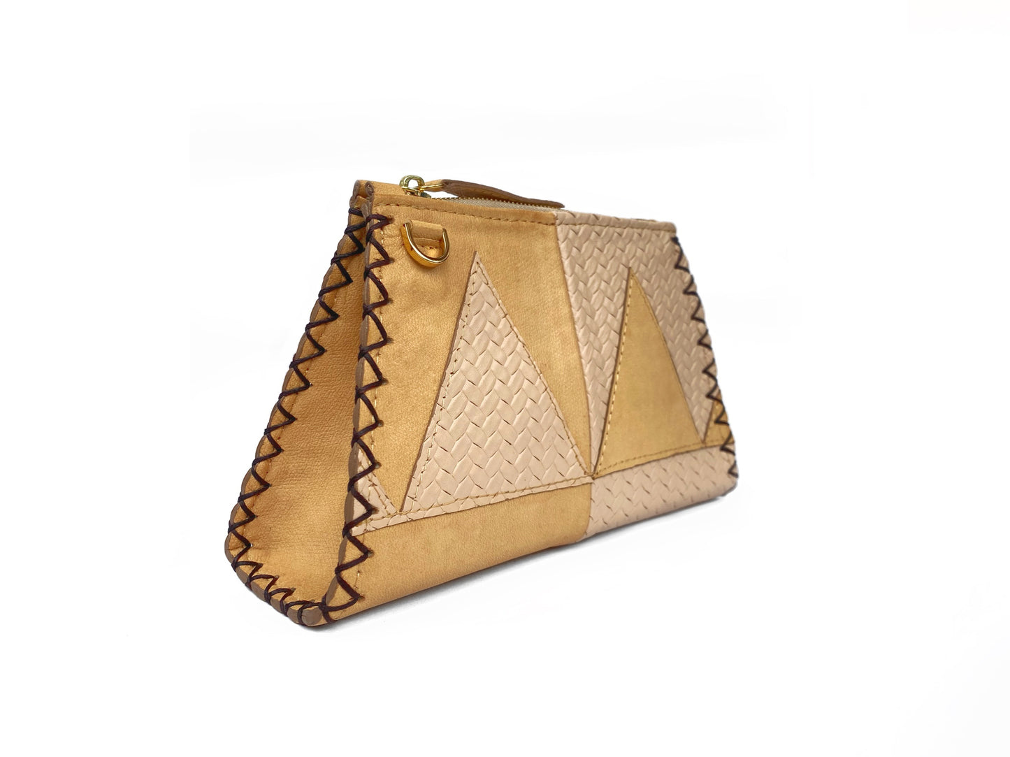 ENI POUCH W LONG WOVEN STRAP