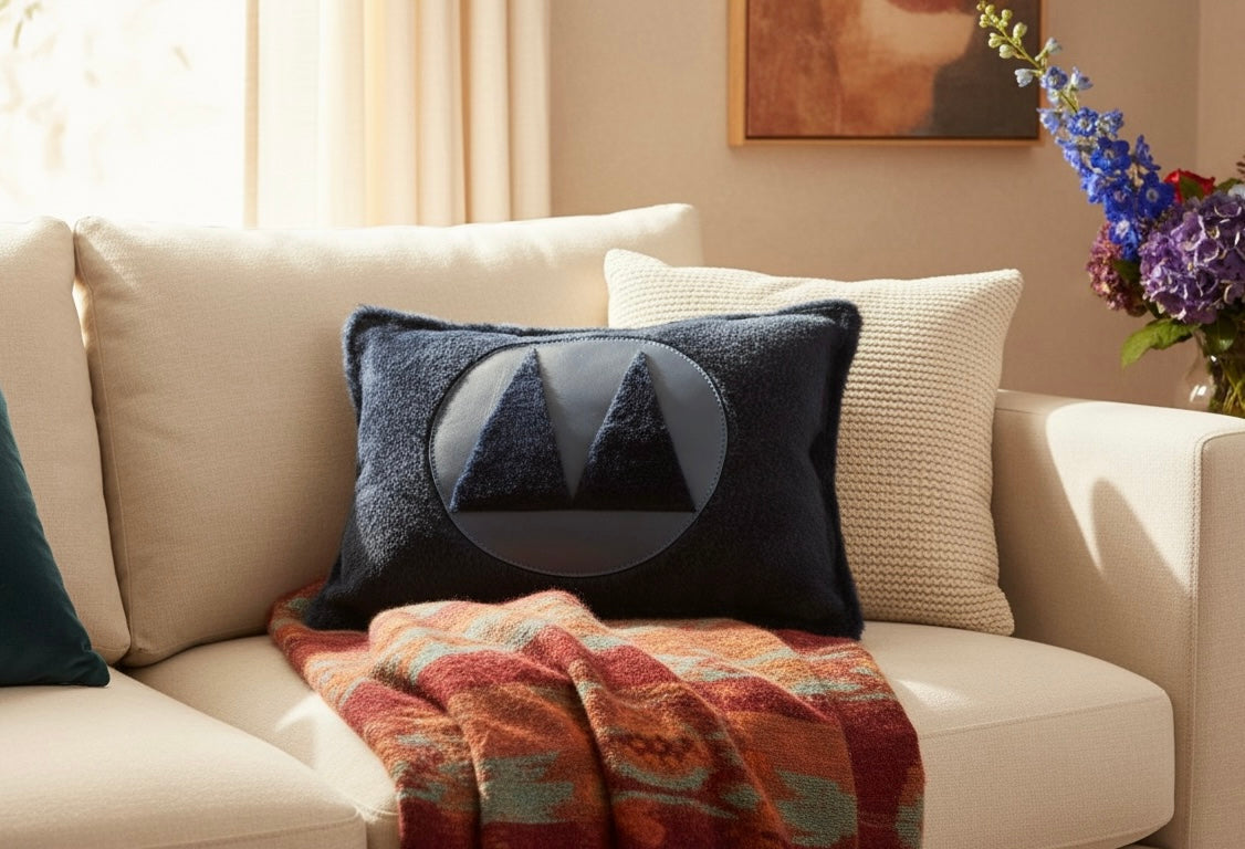 Marté Standard Accent Pillow - Midnight Blue