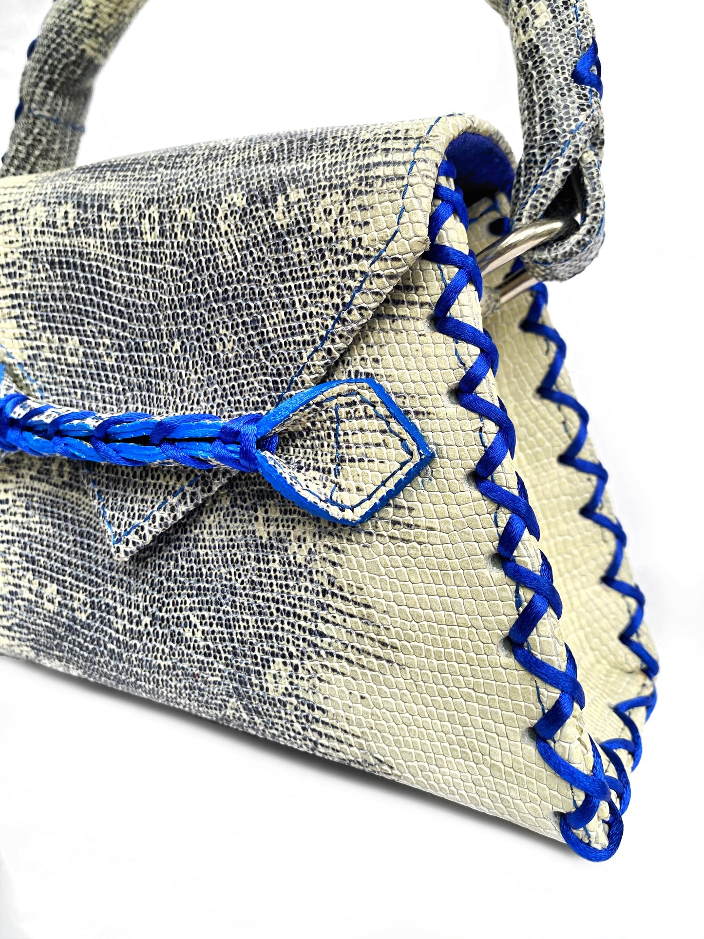 CREAM/BLUE ESE TOY TOP HANDLE