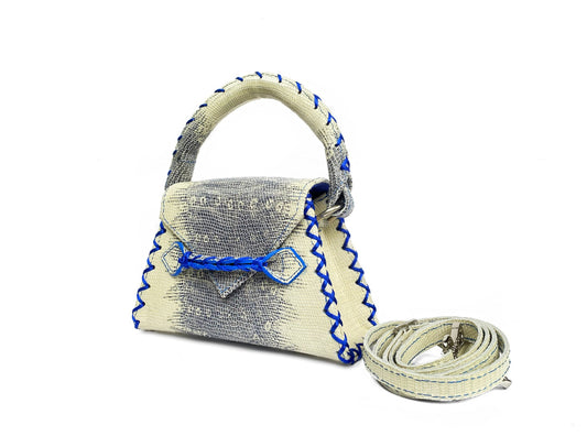 CREAM/BLUE ESE TOY TOP HANDLE