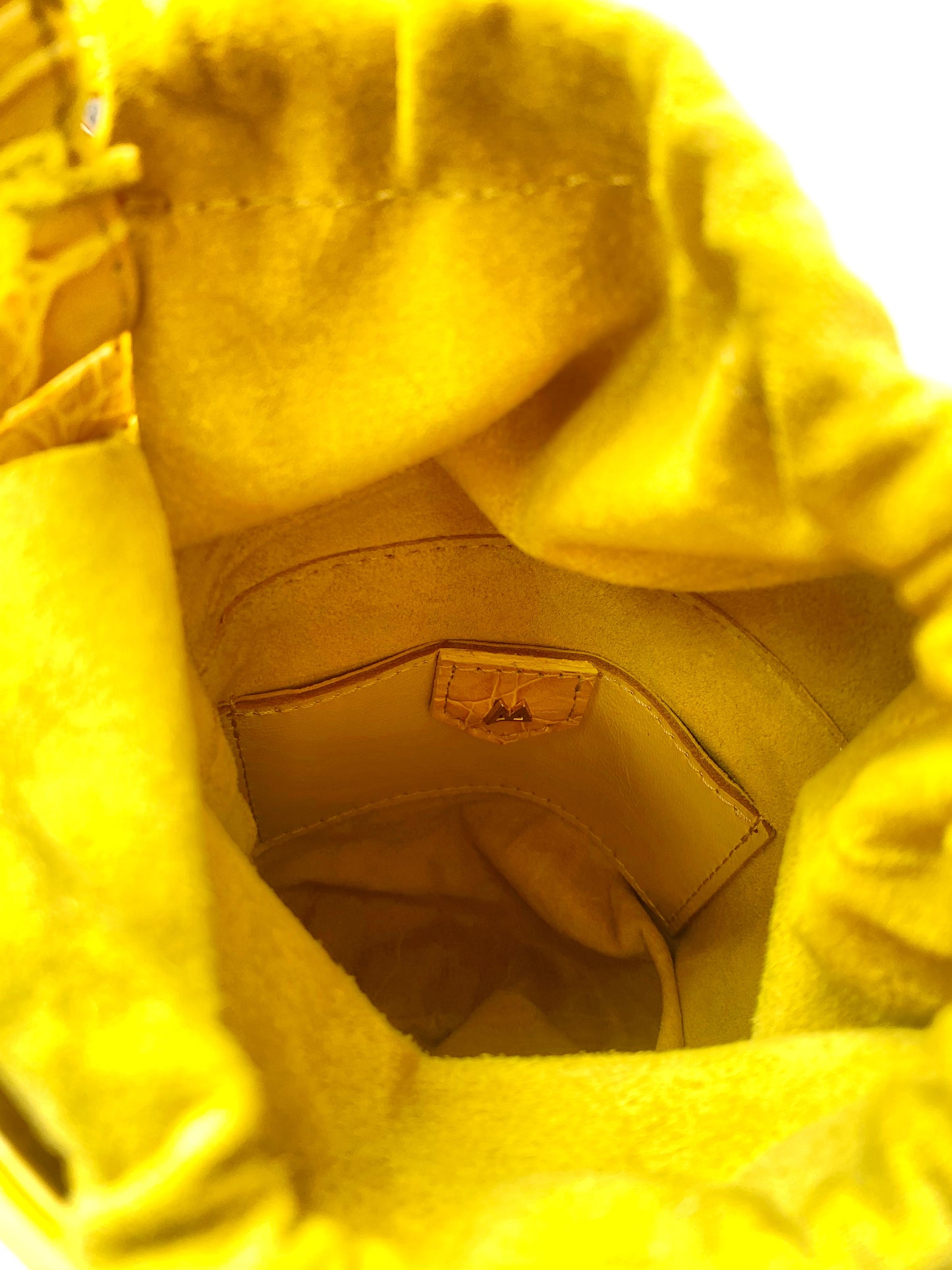 YELLOW LEELY BUCKET MINI BAG