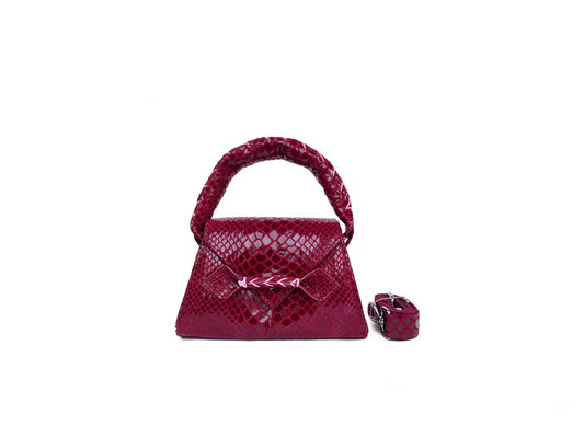 FUSHIA PINK SNAKESKIN ESE MICRO