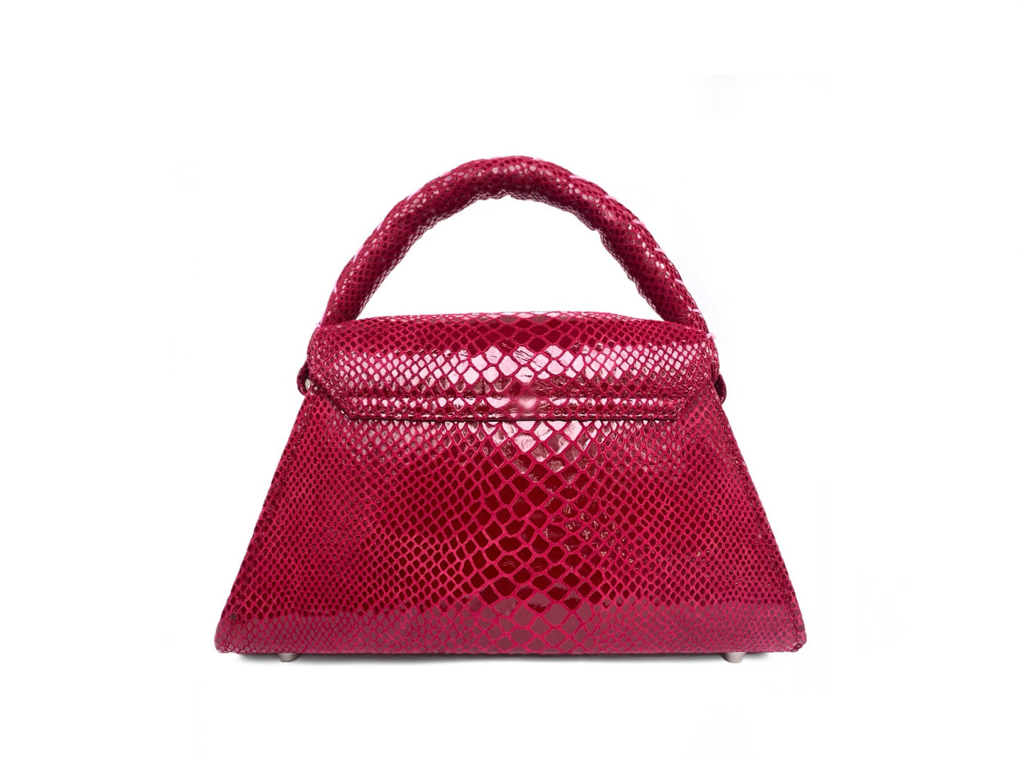 FUSHIA PINK SNAKESKIN ESE MINI