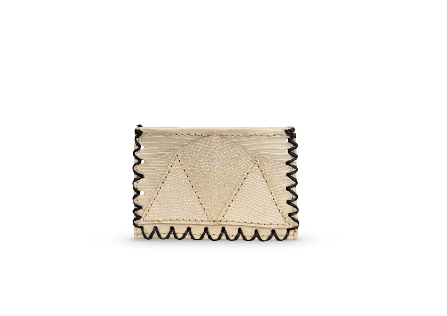 Cream Croc Ozi Cardholder