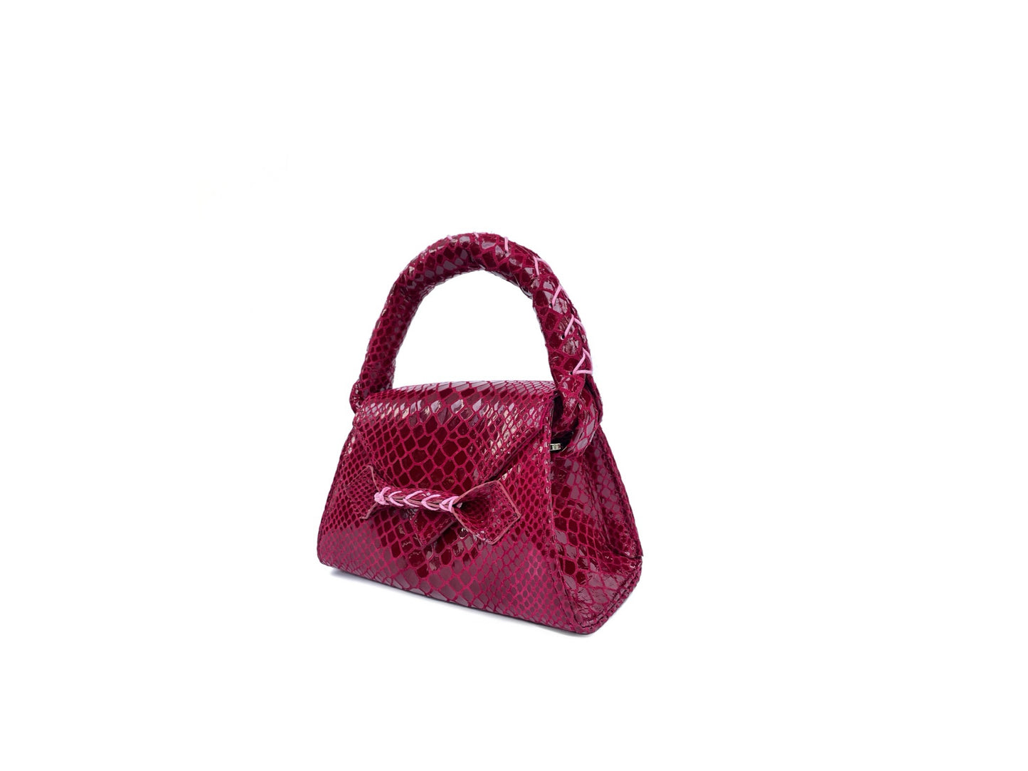 FUSHIA PINK SNAKESKIN ESE MICRO