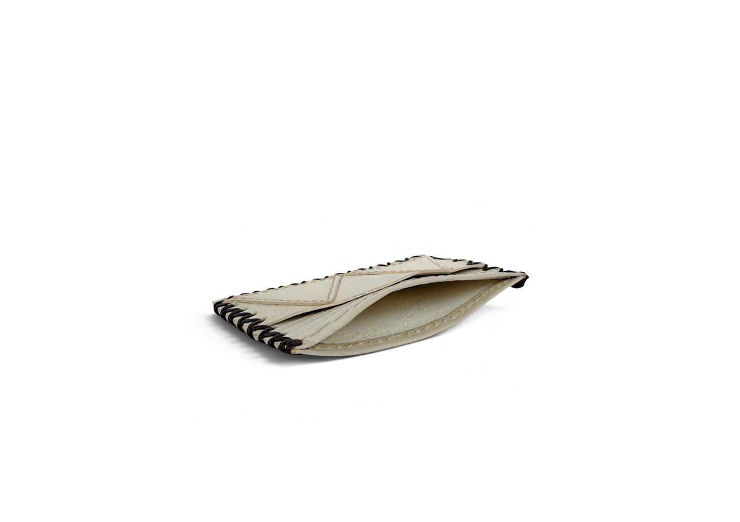 Cream Croc Ozi Cardholder