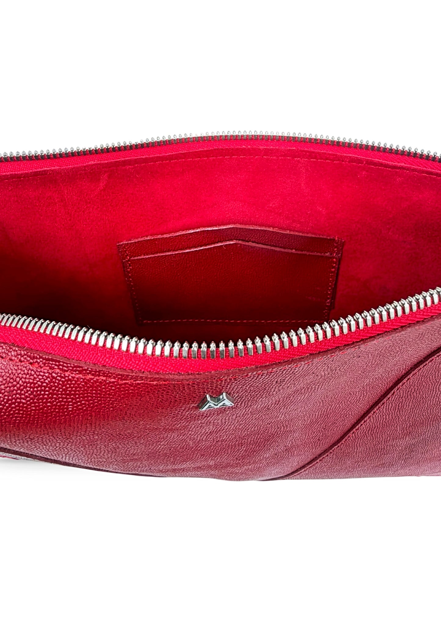 Red Flat Travel Clutch