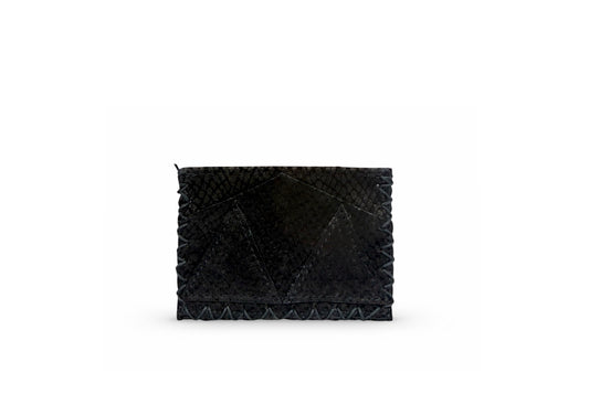 Suede Black Ozi Cardholder