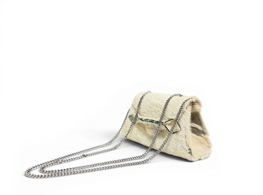 Cream Calf Ese Micro Chain
