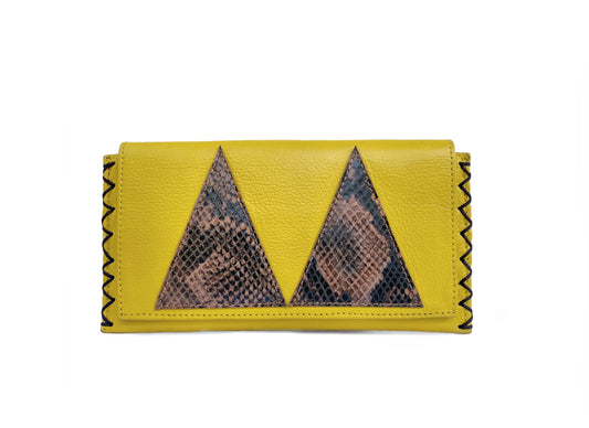 YELLOW VIVIAN FLAT WALLET