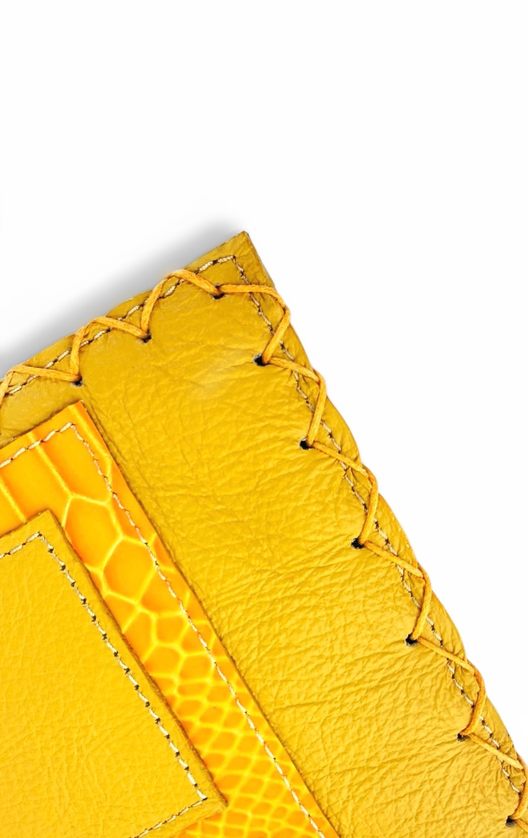 Yellow Geo Flat Pouch