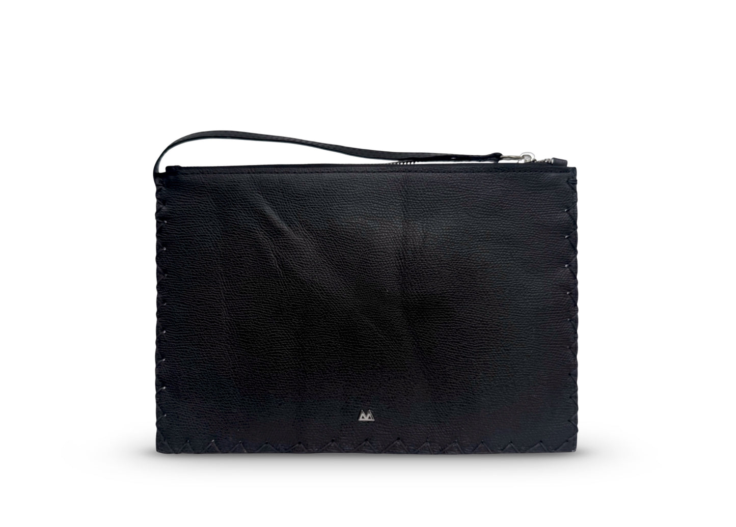 Black Geo Flat Pouch