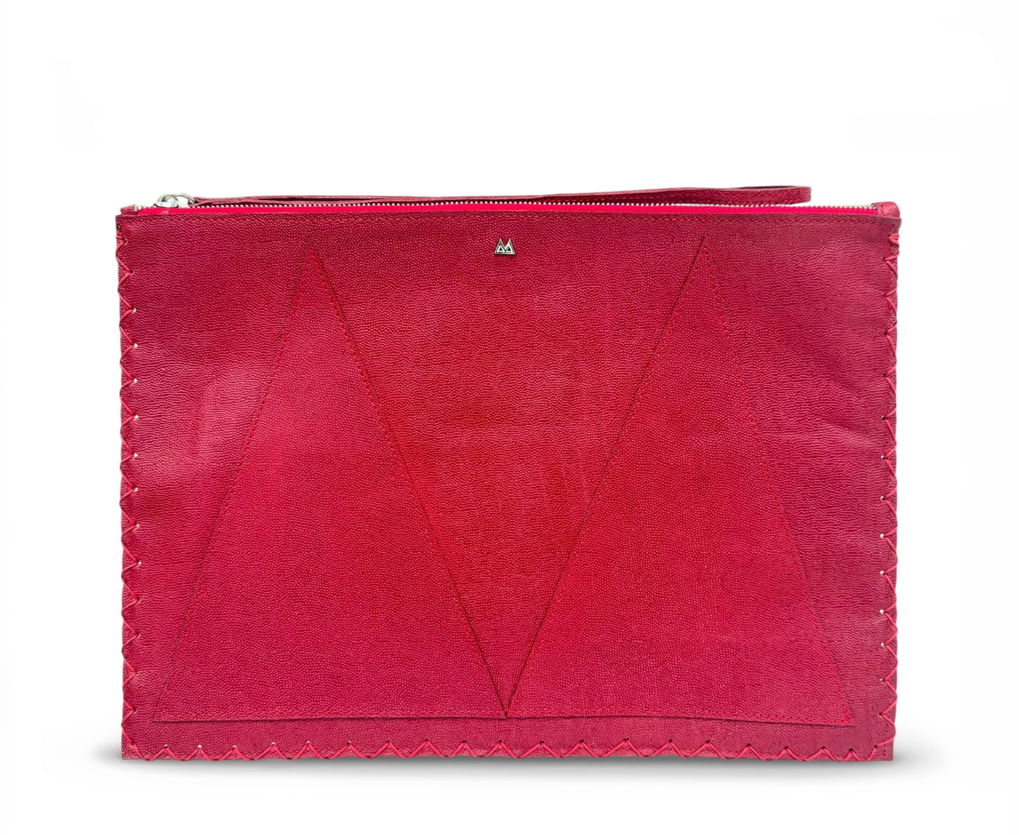 Red Flat Travel Clutch