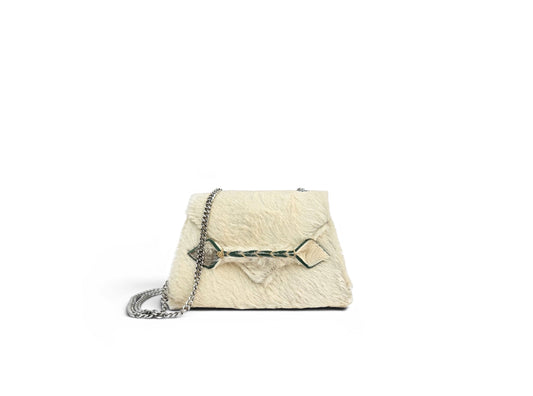 Cream Calf Ese Micro Chain