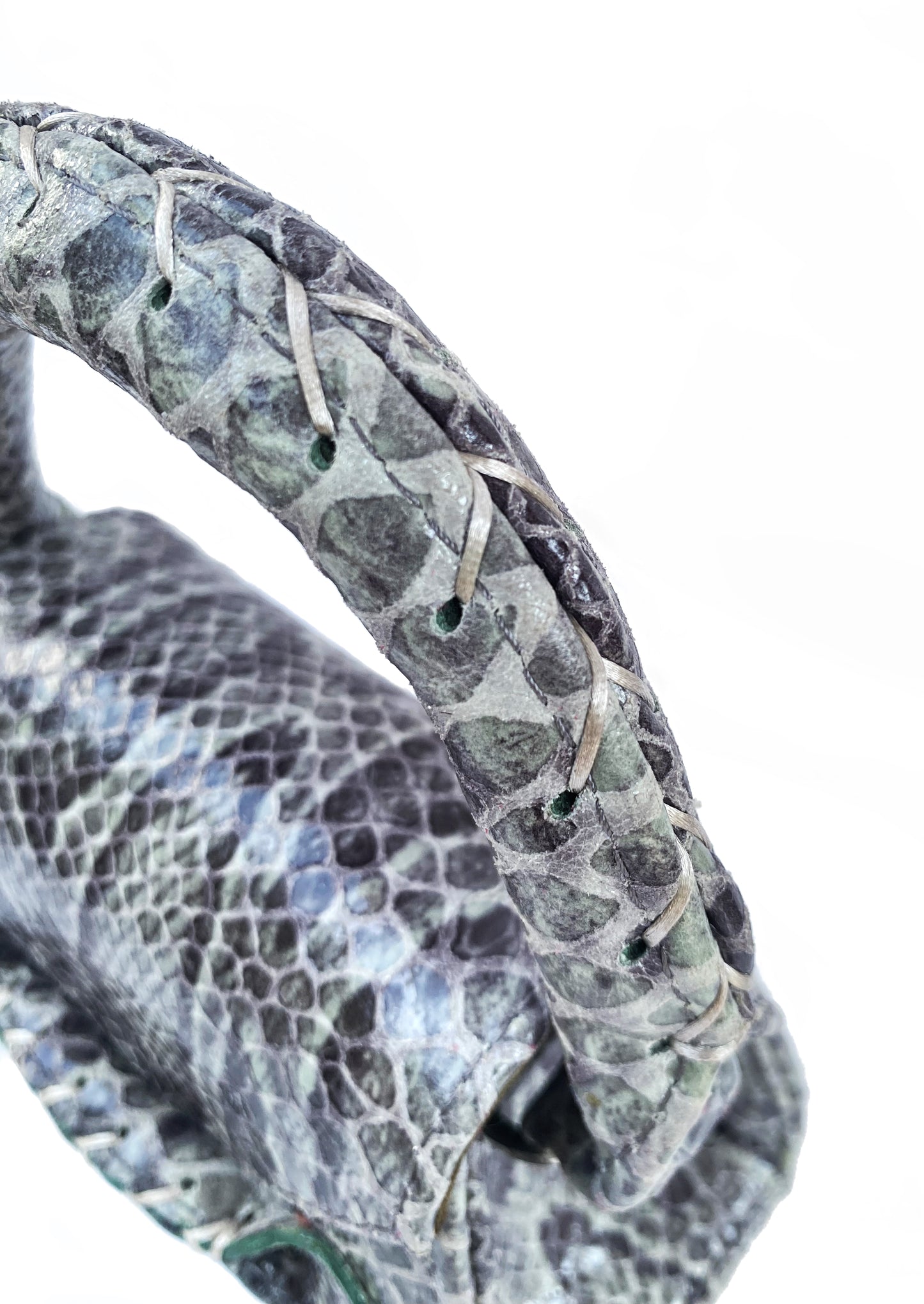 SEA SALT SNAKESKIN MICRO ESE TOP HANDLE