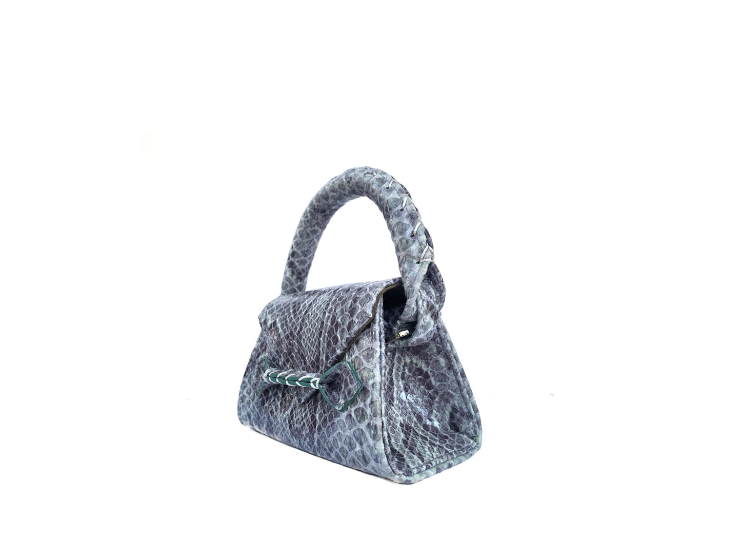 SEA SALT SNAKESKIN MICRO ESE TOP HANDLE