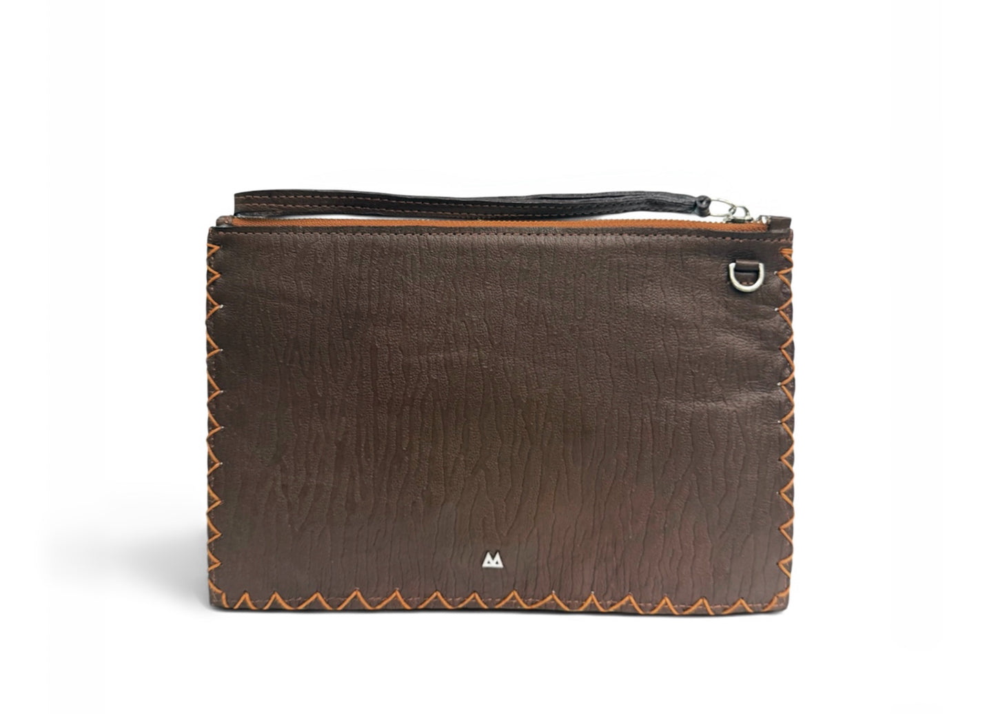 Crimson Safari Geo Flat Crossbody Pouch