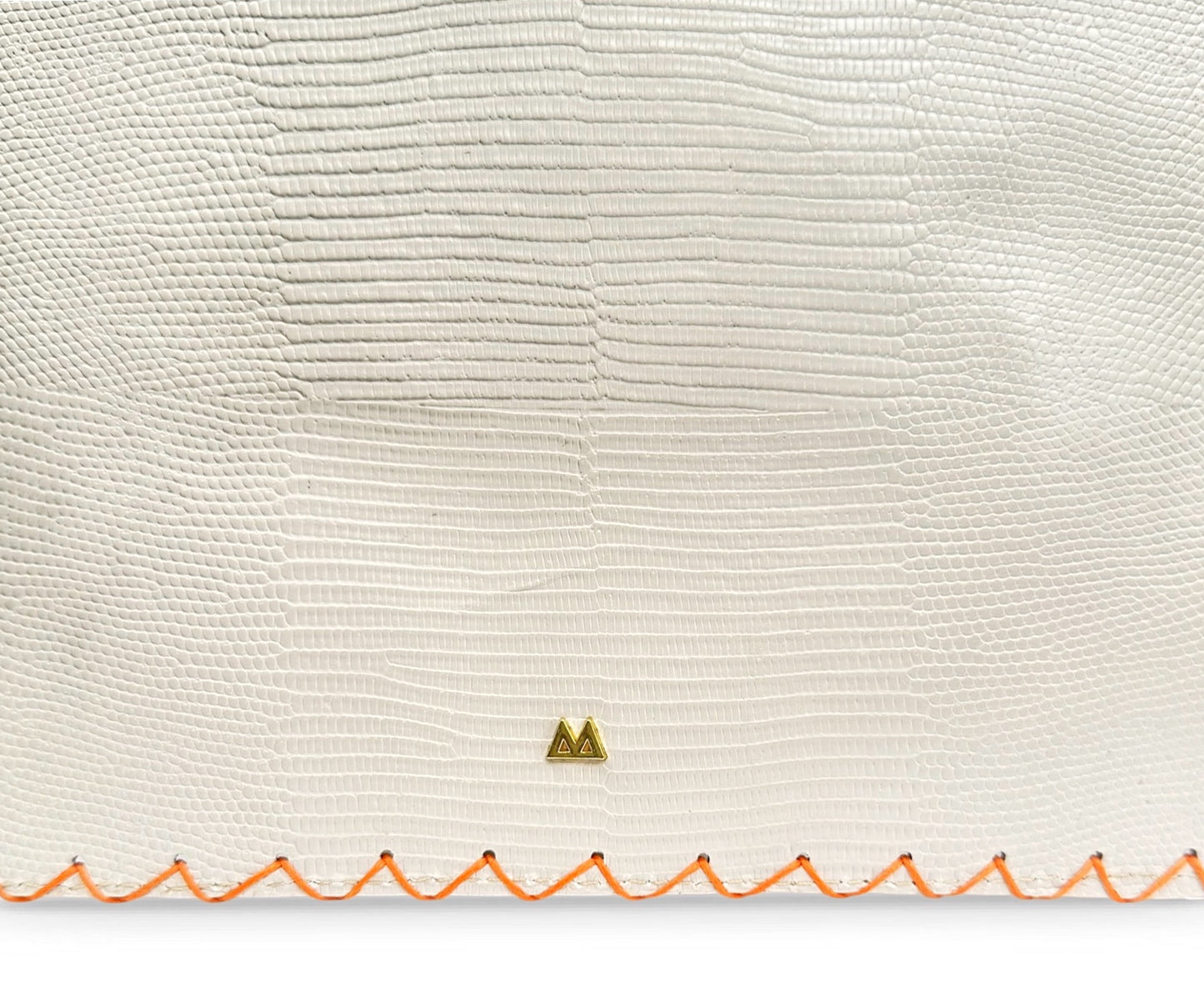 Cream Sunset Geo Flat Crossbody Pouch
